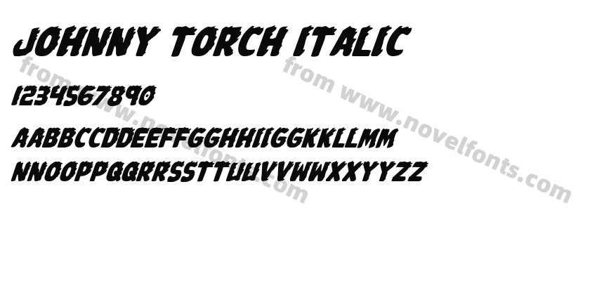 Johnny Torch ItalicPreview