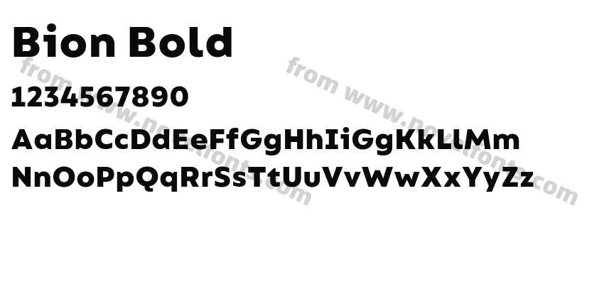 Bion BoldPreview
