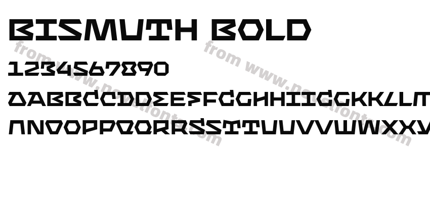 Bismuth BoldPreview