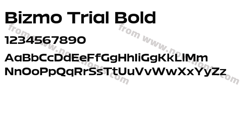 Bizmo Trial BoldPreview
