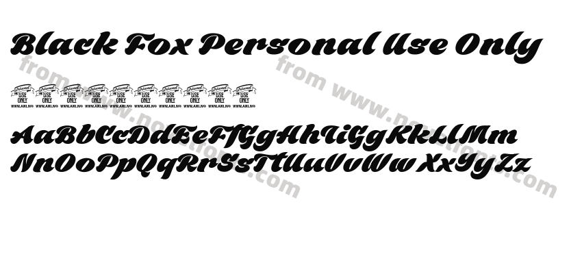 Black Fox Personal Use OnlyPreview