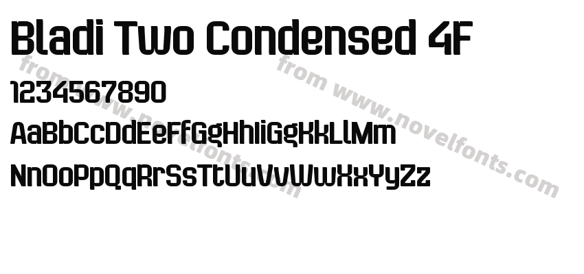 Bladi Two Condensed 4FPreview