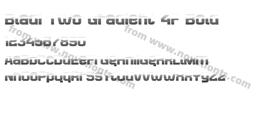 Bladi Two Gradient 4F BoldPreview