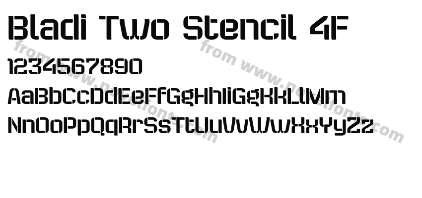 Bladi Two Stencil 4FPreview