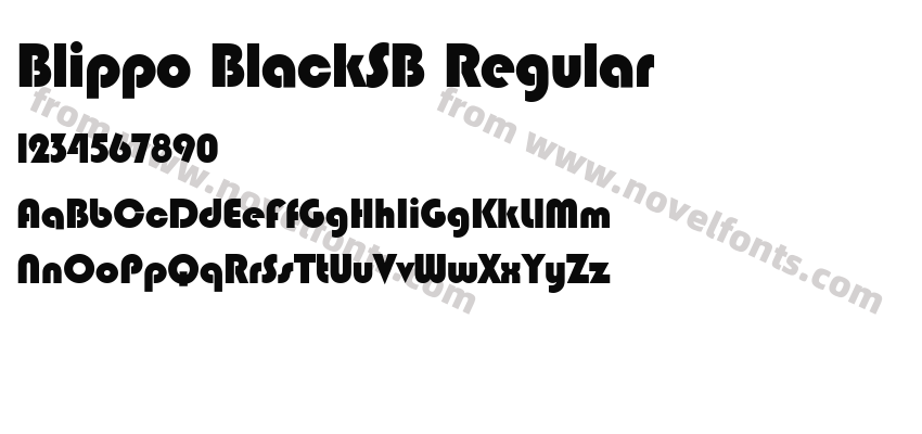 Blippo BlackSB RegularPreview