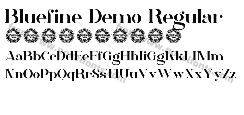 Bluefine Demo RegularPreview