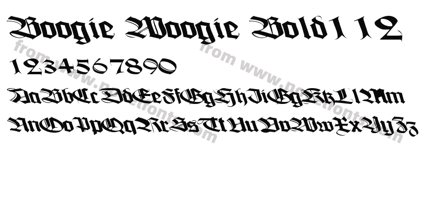 Boogie Woogie Bold112Preview