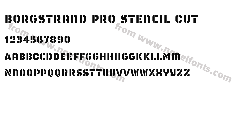 Borgstrand Pro Stencil CutPreview