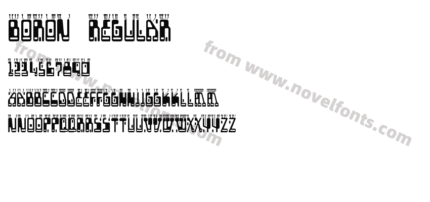 Boron RegularPreview