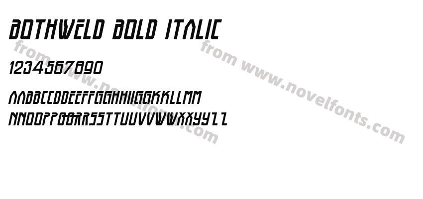 Bothweld Bold ItalicPreview