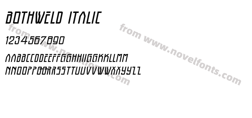 Bothweld ItalicPreview
