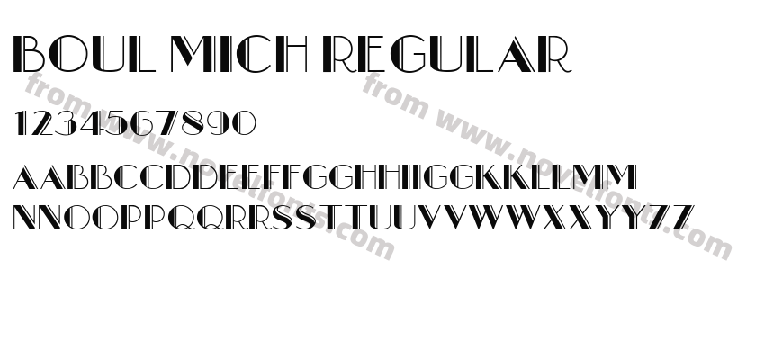 Boul Mich RegularPreview