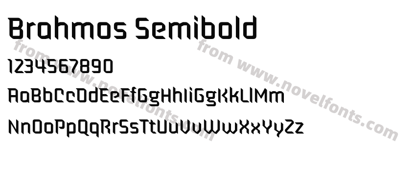 Brahmos SemiboldPreview