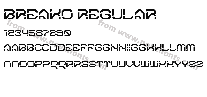 Breako RegularPreview
