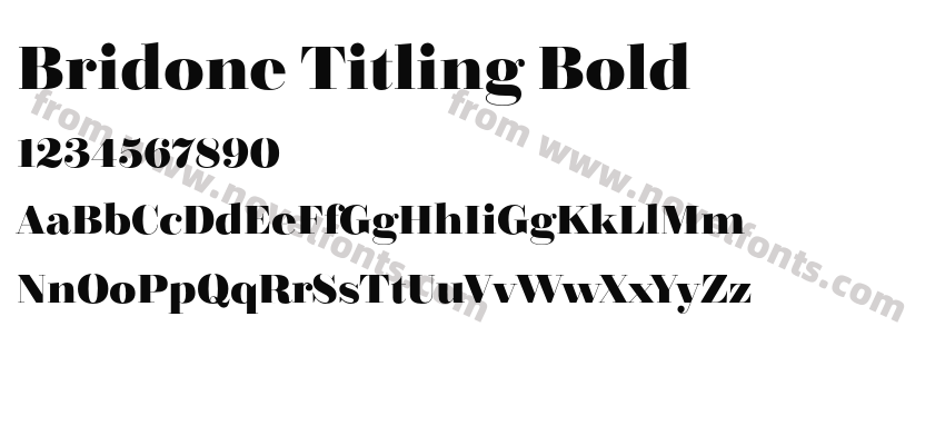 Bridone Titling BoldPreview