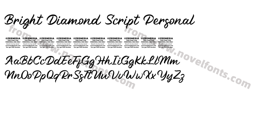 Bright Diamond Script PersonalPreview