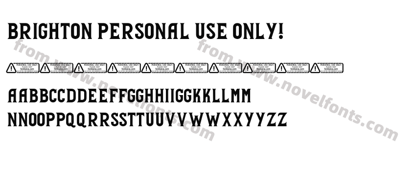Brighton PERSONAL USE ONLY!Preview