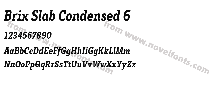 Brix Slab Condensed 6Preview