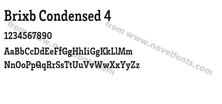 Brixb Condensed 4Preview