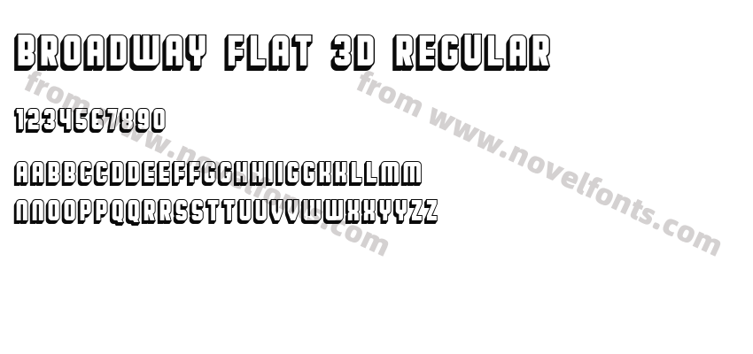 Broadway Flat 3D RegularPreview