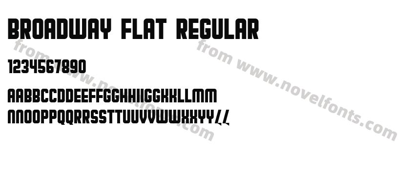 Broadway Flat RegularPreview
