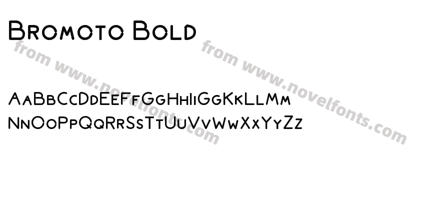 Bromoto BoldPreview