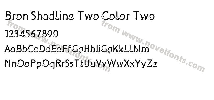 Bron Shadline Two Color TwoPreview