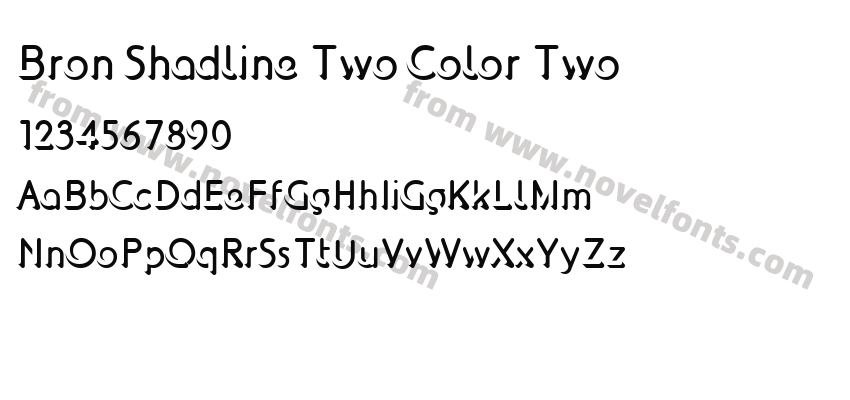 Bron Shadline Two Color TwoPreview