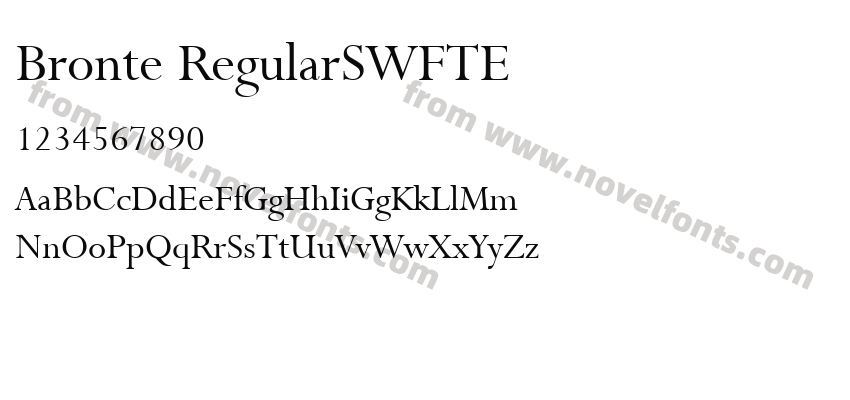 Bronte RegularSWFTEPreview