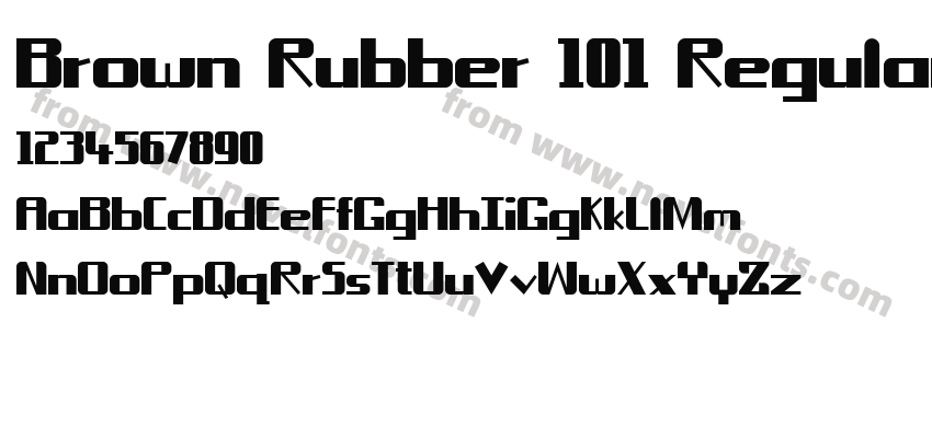 Brown Rubber 101 RegularPreview