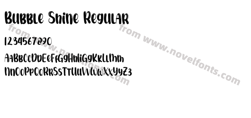 Bubble Shine RegularPreview