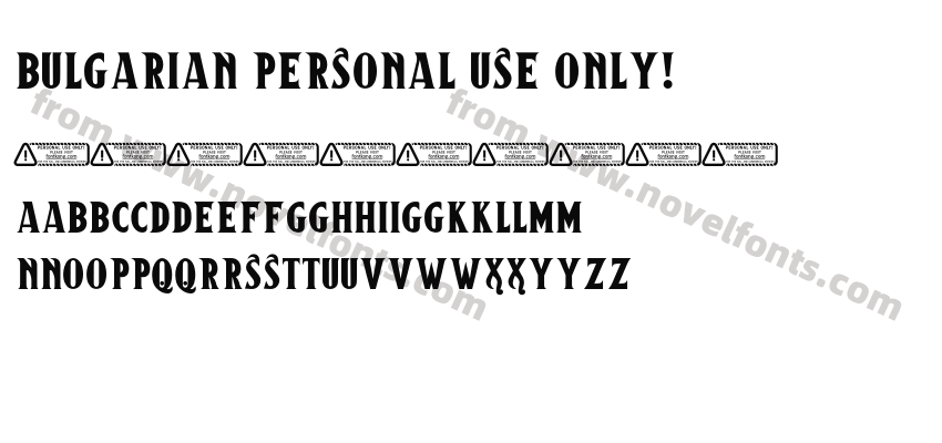 Bulgarian PERSONAL USE ONLY!Preview