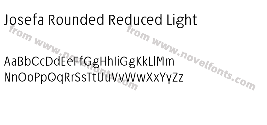 Josefa Rounded Reduced LightPreview