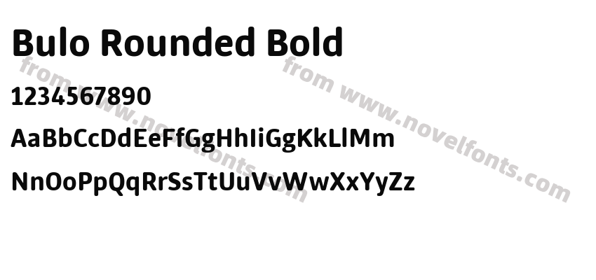 Bulo Rounded BoldPreview