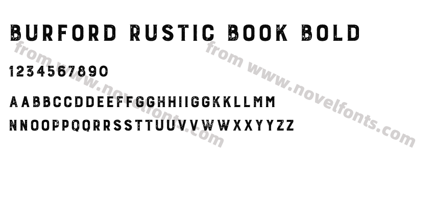 Burford Rustic Book BoldPreview
