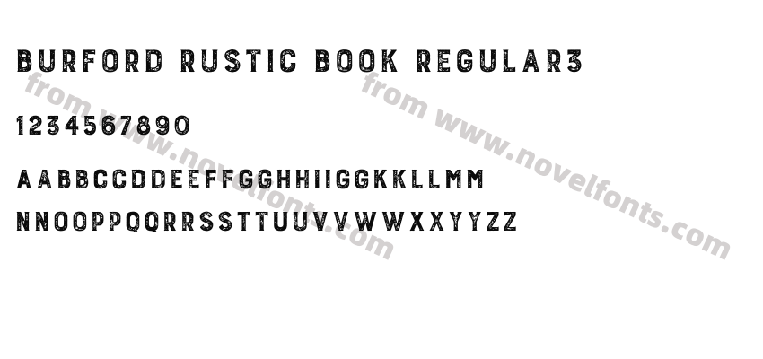 Burford Rustic Book Regular3Preview
