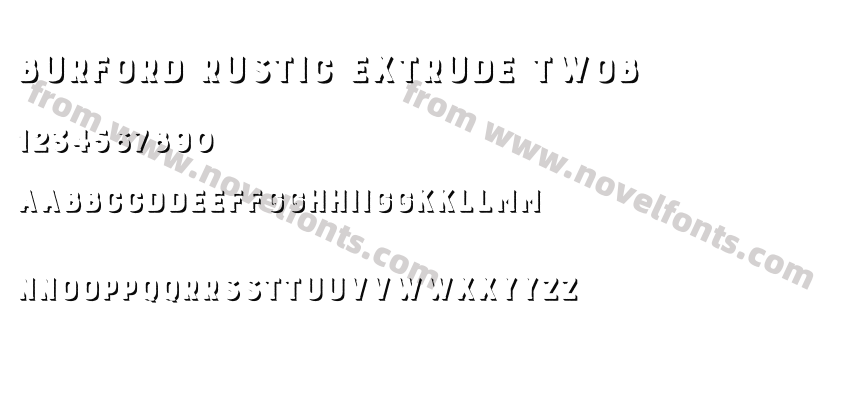 Burford Rustic Extrude TwoBPreview