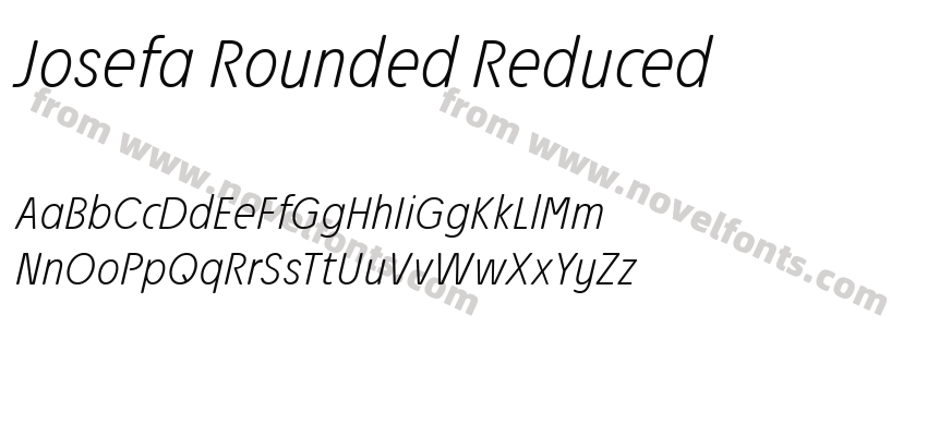 Josefa Rounded ReducedPreview