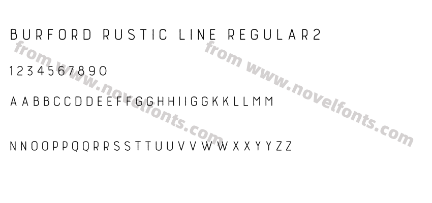 Burford Rustic Line Regular2Preview
