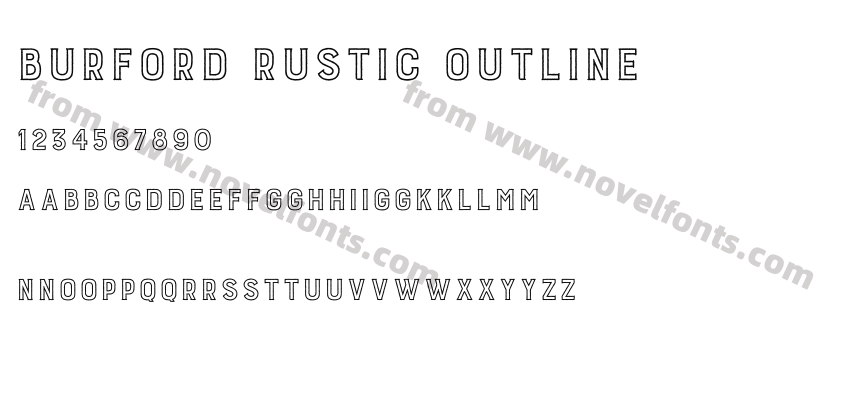 Burford Rustic OutlinePreview