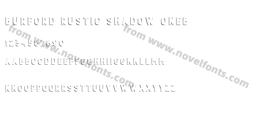 Burford Rustic Shadow OneBPreview
