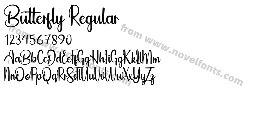 Butterfly RegularPreview
