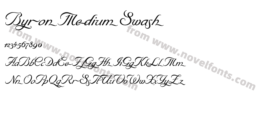 Byron Medium SwashPreview