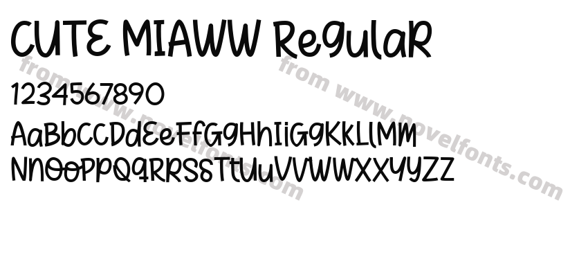 CUTE MIAWW RegularPreview