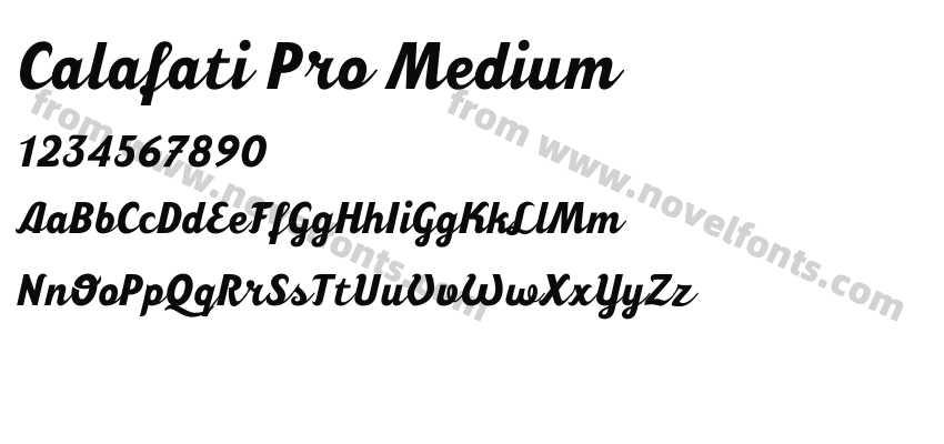 Calafati Pro MediumPreview