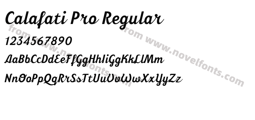 Calafati Pro RegularPreview