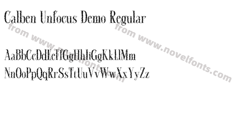 Calben Unfocus Demo RegularPreview