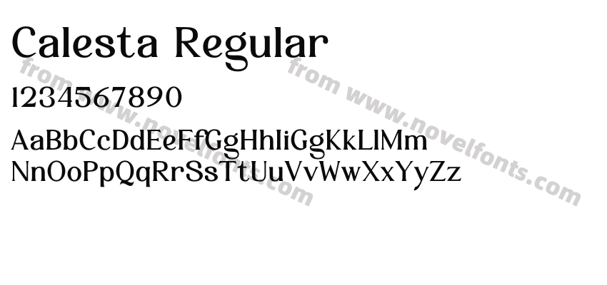 Calesta RegularPreview