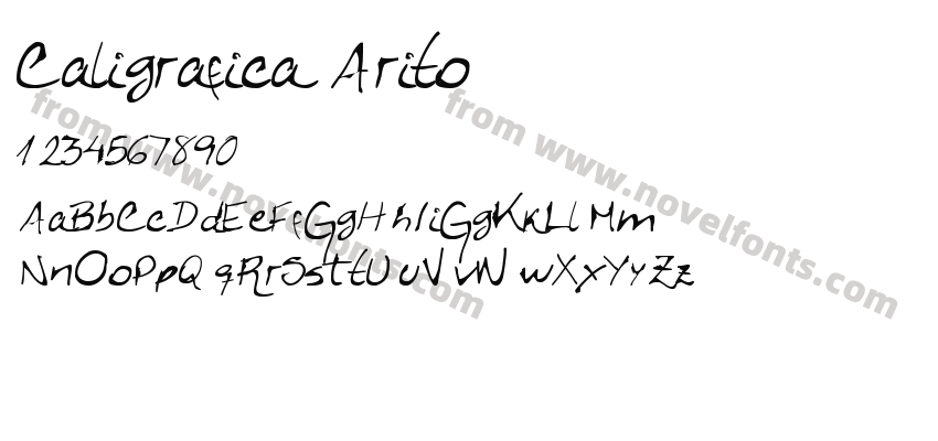 Caligrafica AritoPreview