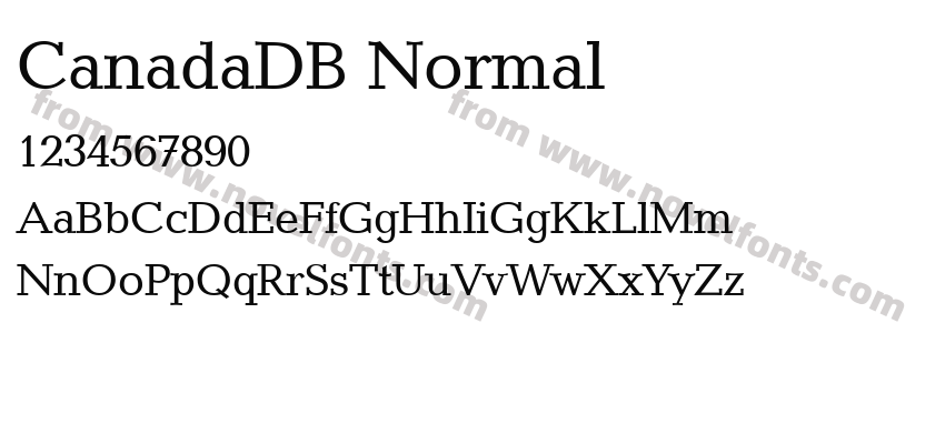 CanadaDB NormalPreview